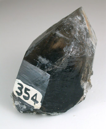 Phenakite on Smoky Quartz from Mount Antero, Chaffee County, Colorado