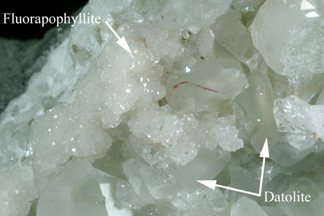 Datolite and Apophyllite from New Street Quarry, Paterson, Passaic County, New Jersey