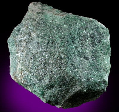 Muscovite var. Fuchsite from near Rutland, Rutland County, Vermont