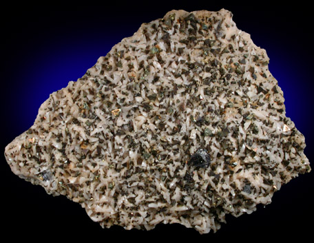 Sphalerite and Chalcopyrite on Dolomite from Tri-State Lead-Zinc Mining District, near Joplin, Jasper County, Missouri