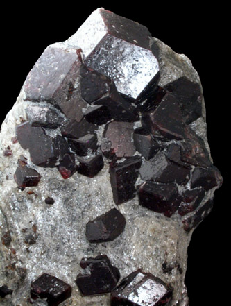 Almandine Garnet from Green's Farm, 750 m. ESE of Roxbury Falls, Roxbury, New Haven County, Connecticut