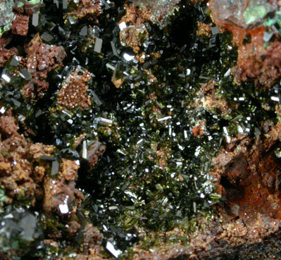 Olivenite from Tintic District, Juab County, Utah