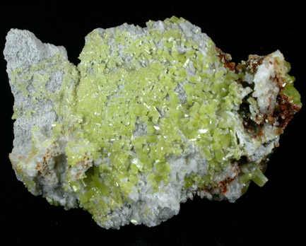 Pyromorphite from Daoping Mine, Yangshuo, Guangxi, China