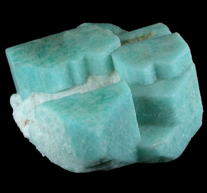 Microcline var. Amazonite with Albite from Konso, Southern Nations and Nationalities Regional State, Ethiopia