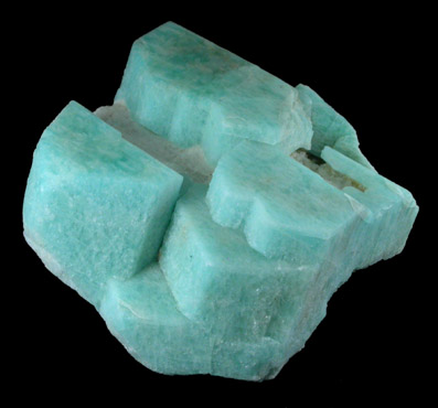 Microcline var. Amazonite with Albite from Konso, Southern Nations and Nationalities Regional State, Ethiopia