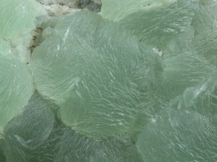 Prehnite from Prospect Park Quarry, Prospect Park, Passaic County, New Jersey