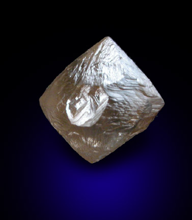 Diamond (0.85 carat hexoctahedral crystal) from Finsch Mine, Free State (formerly Orange Free State), South Africa