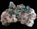 Chalcopyrite on Calcite from Pea Ridge Mine, Washington County, Missouri