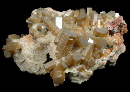 Vanadinite from Touissit Mine, 21 km SSE of Oujda, Jerada Province, Oriental, Morocco