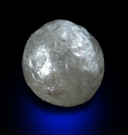 Diamond (4.57 carat spherical crystal) from Bahia, Brazil