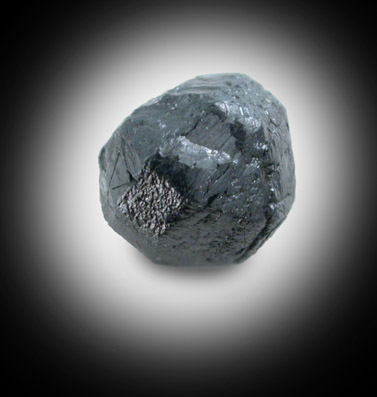 Diamond (2.42 carat black complex crystal) from Bahia, Brazil