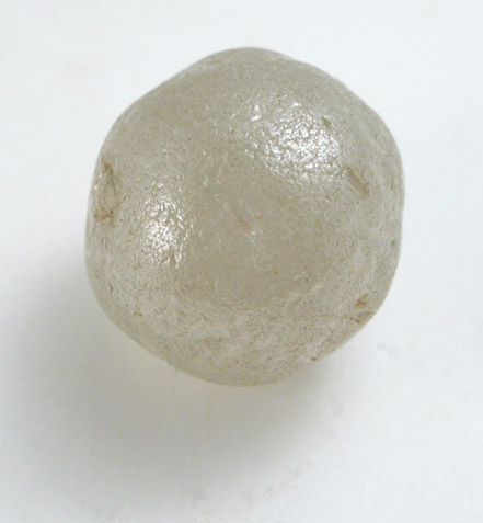 Diamond (6.31 carat spherical Ballas crystal) from Paraguassu River District, Bahia, Brazil