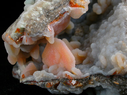 Wulfenite with Quartz coating from Finch Mine, north of Hayden, Banner District, Gila County, Arizona