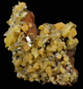 Wulfenite and Mimetite from Mina Ojuela, Mapimi, Durango, Mexico