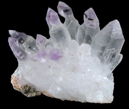 Quartz var. Amethyst Reverse Scepters from Tafelkop, Goboboseb Mountains, 27 km west of Brandberg Mountain, Erongo region, Namibia