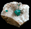 Dioptase from Altyn-Tyube, 66 km east of Karagandy, Karaganda Oblast', Kazakhstan (Type Locality for Dioptase)