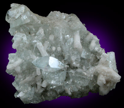 Datolite and Quartz from Dalnegorsk, Primorskiy Kray, Russia