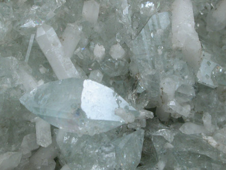 Datolite and Quartz from Dalnegorsk, Primorskiy Kray, Russia