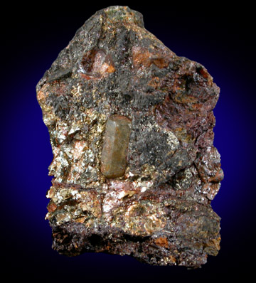 Fluorapatite in Pyrrhotite from Philips Pyrrhotite Mine, Anthony's Nose, Putnam County, New York