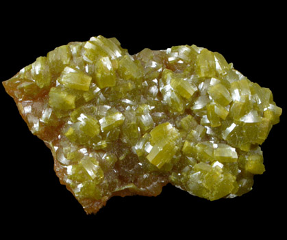 Pyromorphite from Bunker Hill Mine, Coeur d'Alene District, Shoshone County, Idaho