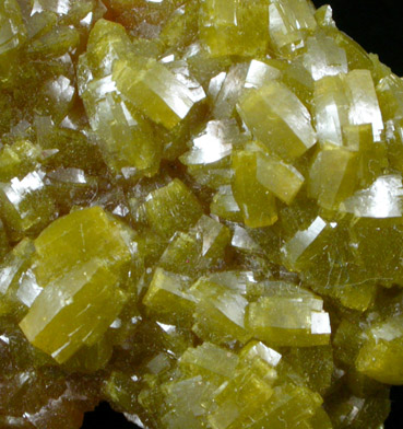 Pyromorphite from Bunker Hill Mine, Coeur d'Alene District, Shoshone County, Idaho