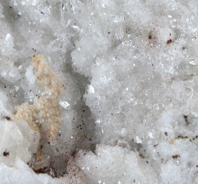 Hemimorphite, Quartz, Calcite from Lengenbach Quarry, Binntal, Wallis, Switzerland