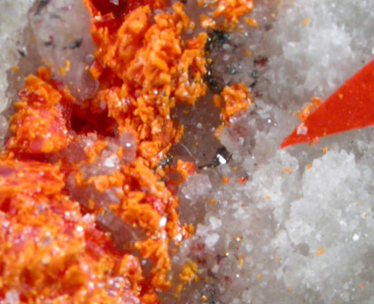 Hutchinsonite and Realgar from Lengenbach Quarry, Binntal, Wallis, Switzerland (Type Locality for Hutchinsonite)