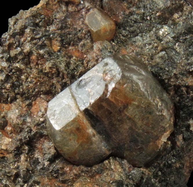 Fluorapatite in Pyrrhotite from Philips Pyrrhotite Mine, Anthony's Nose, Putnam County, New York