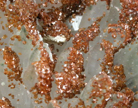 Rhodochrosite on Quartz from Djourhovoi Mine, Laki, Rhodope Mountains, Bulgaria