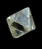Diamond (1.21 carat octahedral crystal) from Premier Mine, Guateng Province (formerly Transvaal), South Africa