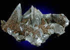 Marcasite on Calcite from Brushy Creek Mine, Viburnum Trend, Reynolds County, Missouri