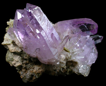 Quartz var. Amethyst from Piedra Parada, near Las Vigas, Tatatila, Veracruz, Mexico