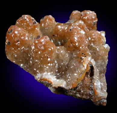 Smithsonite on Calcite from Lavrion (Laurium) Mining District, Attica Peninsula, Greece