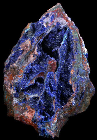 Azurite from Agios Konstandinos, Lavrion (Laurium) Mining District, Attica Peninsula, Greece