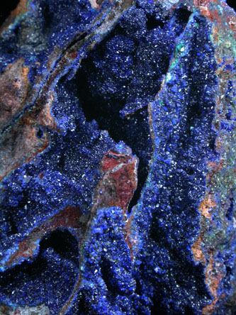 Azurite from Agios Konstandinos, Lavrion (Laurium) Mining District, Attica Peninsula, Greece