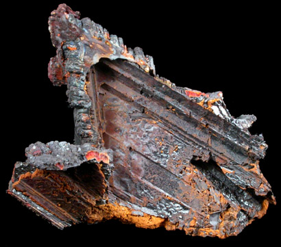 Goethite pseudomorphs after Gypsum from Agios Konstandinos, Lavrion (Laurium) Mining District, Attica Peninsula, Greece