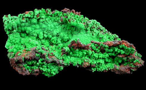 Conichalcite from Hilarion Adit, Agios Konstandinos, Lavrion (Laurium) Mining District, Attica Peninsula, Greece