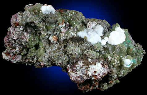 Smithsonite with Calcite from Lavrion (Laurium) Mining District, Attica Peninsula, Greece
