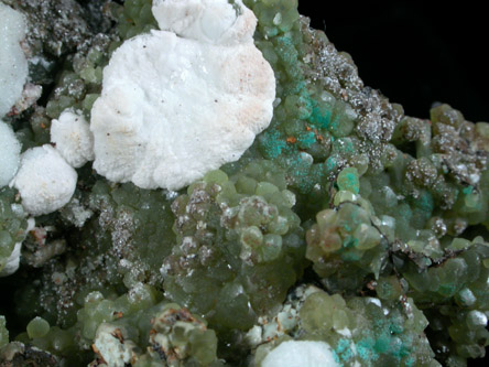 Smithsonite with Calcite from Lavrion (Laurium) Mining District, Attica Peninsula, Greece