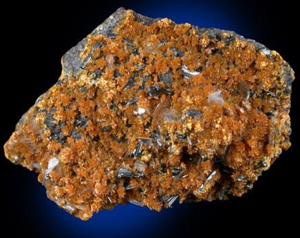 Orpiment, Hutchinsonite, Barite from Quiruvilca District, Santiago de Chuco Province, La Libertad Department, Peru