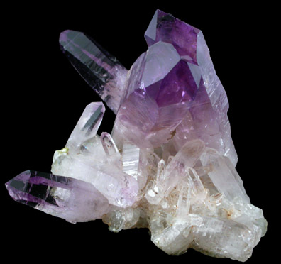 Quartz var. Amethyst from Piedra Parada, near Las Vigas, Tatatila, Veracruz, Mexico