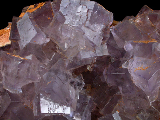 Fluorite with Barite from Caravia-Berbes District, Asturias, Spain