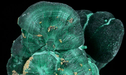 Malachite from Brown's Prospect, Rum Jungle, 61 km south of Darwin, Northern Territory, Australia