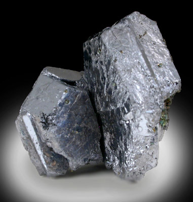Galena (Spinel-law twins) from Buick Mine, Bixby, Viburnum Trend, Iron County, Missouri