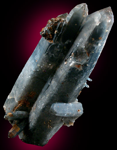 Quartz with Actinolite var. Byssolite inclusions from Puiva Deposit, Tyumenskaya Oblast', Sub-Polar Ural Mountains, Russia
