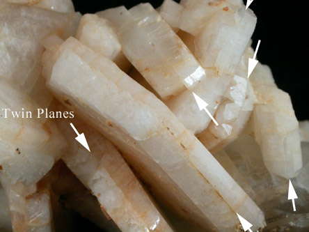 Albite (twinned crystals) from Minas Gerais, Brazil
