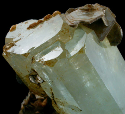 Beryl var. Aquamarine with Muscovite from Mawi Pegmatite, Nuristan Province, Afghanistan