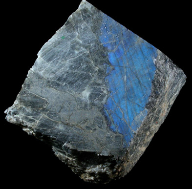 Anorthite var. Labradorite from Nain, Labrador, Newfoundland, Canada (Type Locality for Labradorite)