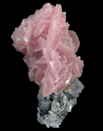 Rhodochrosite with Fluorite from Yan So (Yuangshuo?), Guangxi, China