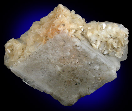 Dolomite with Siderite from Traversella, Piemonte, Italy